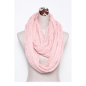 Knitted Tube Scarf 05